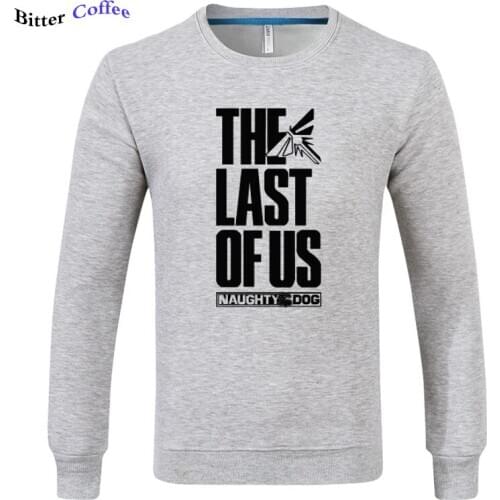 NEW Autumn winter Fashion print design GAME Hoodies The last of us The last survivor Mens O Neck cotton Hoodies & Sweatshirts