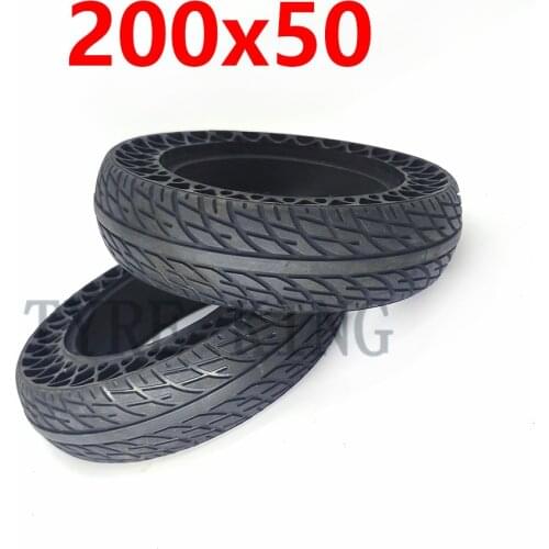 New Style 8 Inch 200x50 Non-inflatable Explosion-proof Solid Tire 8"wheel Tire for Electric Self Balancing Hoverboard Scooter