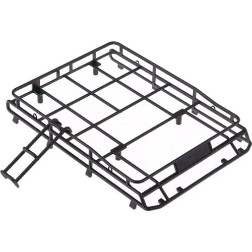 Plastic Roof Rack Luggage Rack with Rope Accessory for 1/12 RC Car