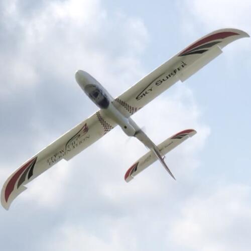 1500mm 1.5M wingspan Sky Surfer X8 propeller rc glider trainer plane KIT with 2 style tail