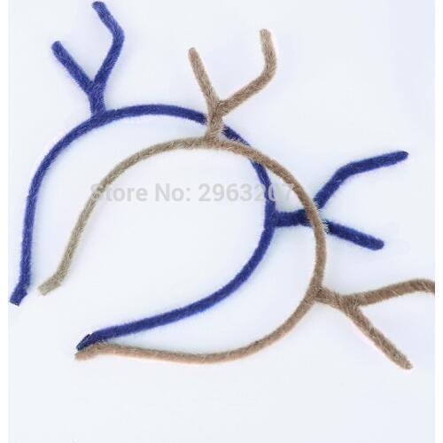 Christmas Reindeer Antlers Headband Unique XMAS Adult Kids Fancy Dress Costume Animal Ear Hairband Hair Hoop Party Presents