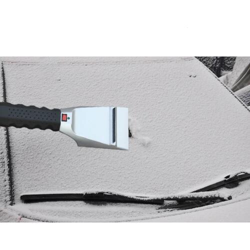 Car windshield defroster heater electric ice/snow scraper heated clearner with car cigarette lighter for car heater accessory