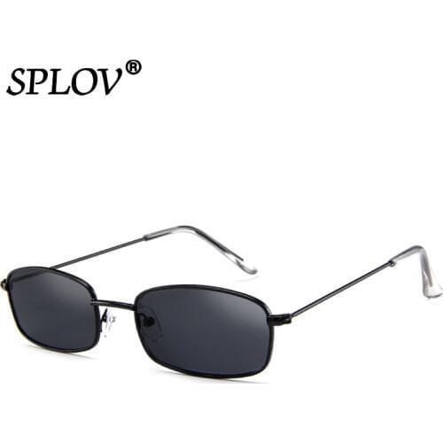 Vintage Small Rectangle Sunglasses Men Women Retro Metal Frame Sun Glasses Stylish Fashion Shades Male Female Gafas de Sol UV400