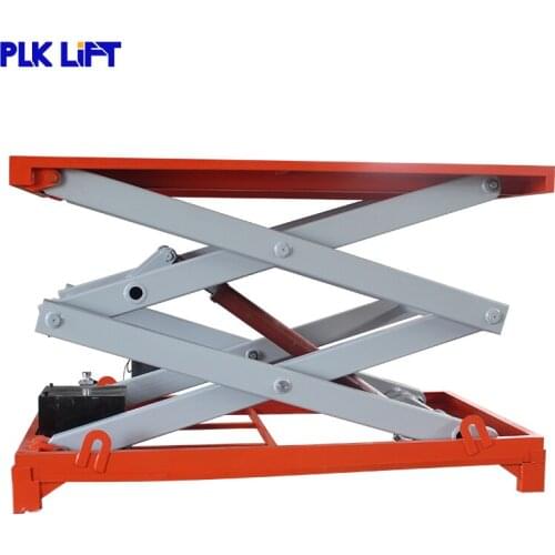 2t 3t Stationary hydraulic scissor lift table customized