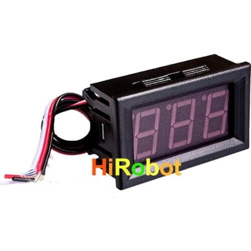 Three line 0.56 inch LED digital voltmeter, DC DC voltmeter 0 v30. 0 v reverse connect protection
