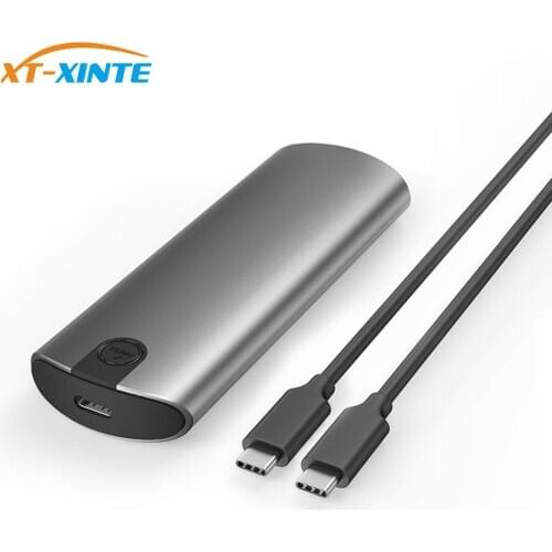 XT-XINTE M2 SSD Case for NVME for NGFF Enclosure M.2 to USB Type C SSD Adapter for NVME PCIE for NGFF SATA M/B Key SSD Disk Box