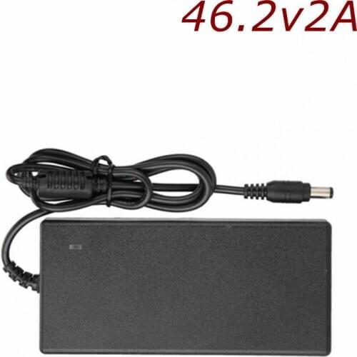 46.2V 2A Lithium Ebike battery Charger 11S li-ion Battery charger DC Socket/connector