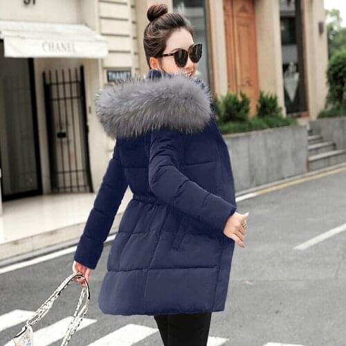 Winter Coat Women Long Thicken Warm Parkas Plus Size S-3XL Jackets Female New Fashion Snow Wear Cotton Padded Clothing