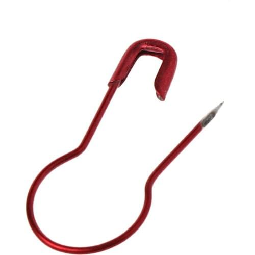 100Pcs Calabash Shape Safety Pin Pear Gourd Shaped Coilless Tag Fastener Craft