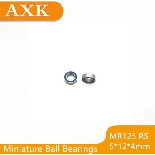 2021 Direct Selling Time-limited Rolamentos Ball Bearing Free Shipping 4pcs/lot 5x12x4 Blue Rubber Bearings Abec-3 Mr125 2rs