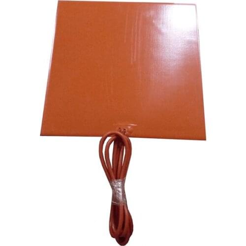 250*350mm 24v 380w Silicone heated bed with 100 K Thermistor, adhesive.heat mat. heatbed.3D printer mat.printer pad,heatbed