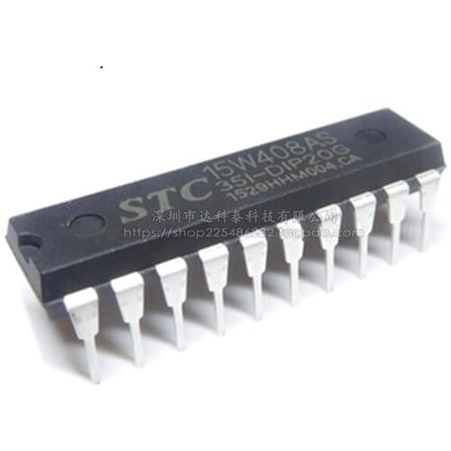 5pcs/lot STC15W408AS-35I- STC15W408AS 15W408 SKDIP28