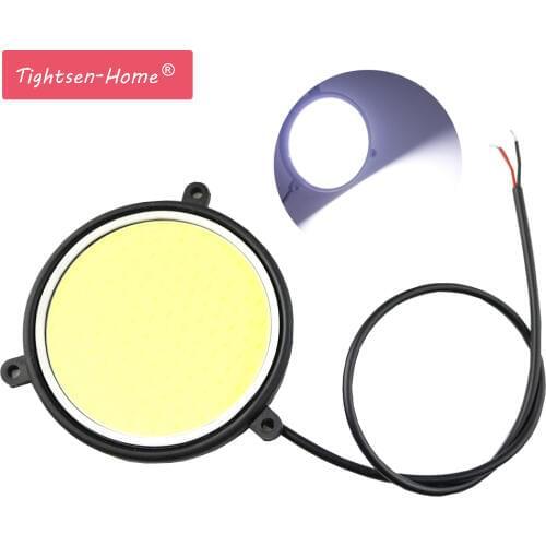 2pcs/Pair Fog lights Angel Eyes DC 12V-14V Auto Halo Rings Angel Eye COB Headlight 76MM Motorcycle accessories Decor
