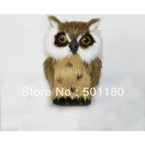 Free shipping owl toy gift for decoration handmade owl