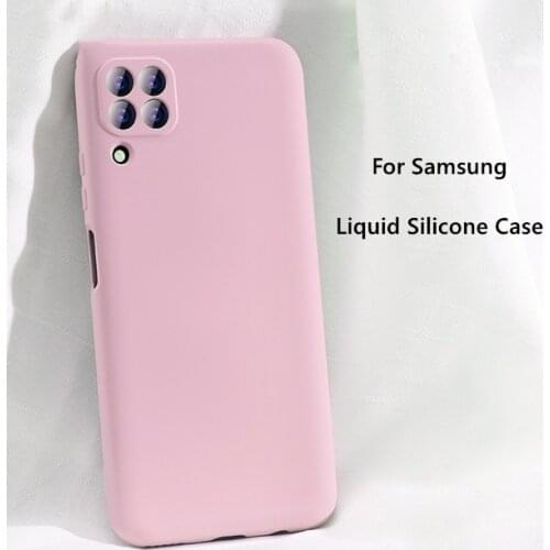 For Samsung Galaxy M32 Case Cover For Samsung Galaxy M32 A22 A12 Coque Original Liquid Silicone Back Case For Samsung Galaxy M32