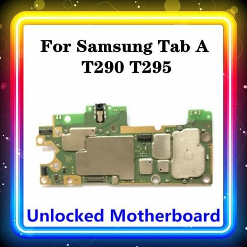 For Samsung Galaxy Tab A T290 T295 Motherboard Original Replaced Clean Android Installed With Full Chips WIFI SIM Support