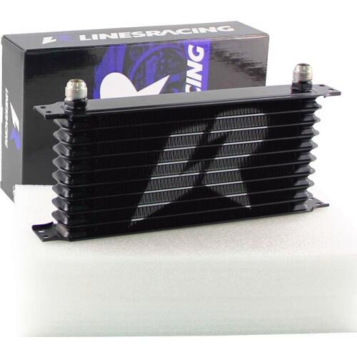LINESRACING UNIVERSAL 10 ROW AN-10AN OIL COOLER Trust Type Black/Blue
