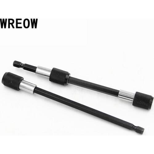 1 Pc 100mm/150mm 1/4Inch Socket Drive Extension Bar Hex Shank Quick Release Magnetic Screwdriver Bit Holder Tool Dropshipping N2
