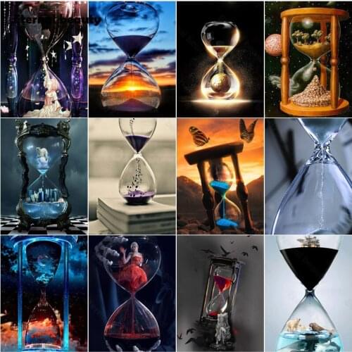 5D Diy Diamond Painting A Couple In The Hourglass Abstract Art Full Square Drill Diamond Embroidery Needlework Home Decor Gift
