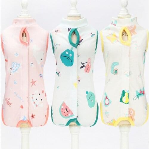 New Pet Cat Clothes Cat Retrieve After Surgery Anti-licking Vest Clothing Pet Wound Anti-mite Surgical Recovery Weaning Suits
