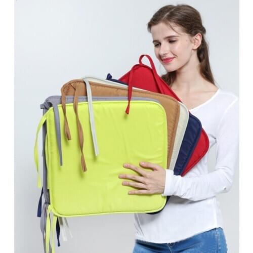 Seat Cushion Soft Chair Cushions Pillow Decorative For Office Padchair Square Seat Pad Non-Slip Sofa Supplies Home Decor 40*40cm