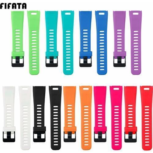 FIFATA For Garmin Vivosmart HR Band Silicone Watch Strap For Garmin Vivo Smart HR Smart Wristband Sport Bracelet Fitness Tracker