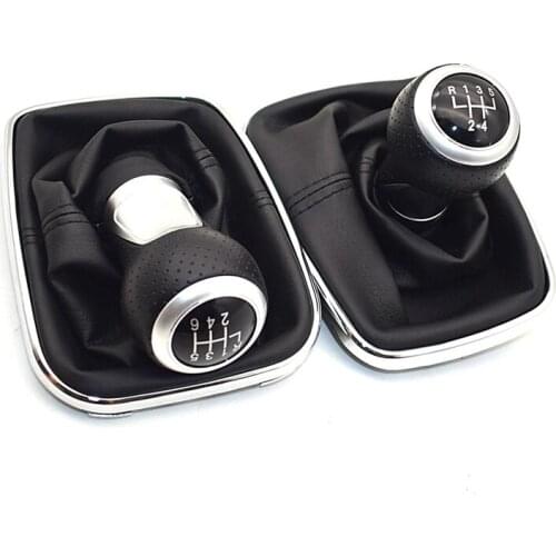 For Golf 4 IV MK4 -R32 Bora Jetta 12mm 1999-2004 Car Gear Shift Knob Lever Shifter Gaitor Boot