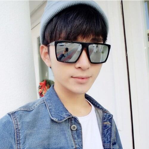 Oversized Square Sunglasses for Women Mirror Sun Glasses Men Vintage Outdoor Eyewear Luxury Brand Glasses for Male Female UV400