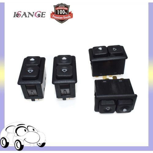 ISANCE 4pcs Power Window Switch 61311381205 For BMW E24 E28 E30 318i 318is 325e 325es 325i 325iX 325is 524td 528e 535i M3 M5 M6