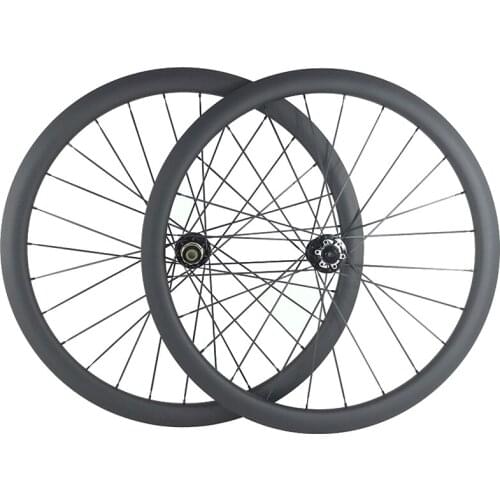 SUPER LIGHT U-shape 38mm tubular road disc cyclocross CX bike carbon wheelset 26mm width UD 3K 12K D791SB D792SB aero spokes