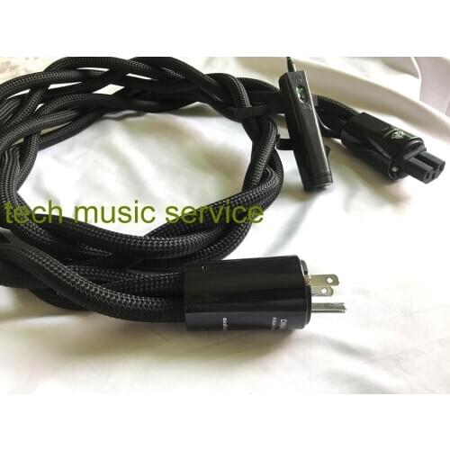 Tech music service-Dragon | High (Variable) Current Low-Z / Noise-Dissipation 3-Pole AC Power Cable-US version
