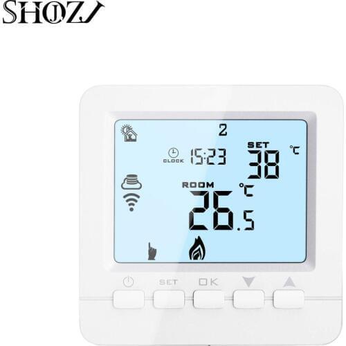 TUYA WiFi Smart Thermostat Electric Floor Heating Temperature Controller with Alexa Google Home Voice Control