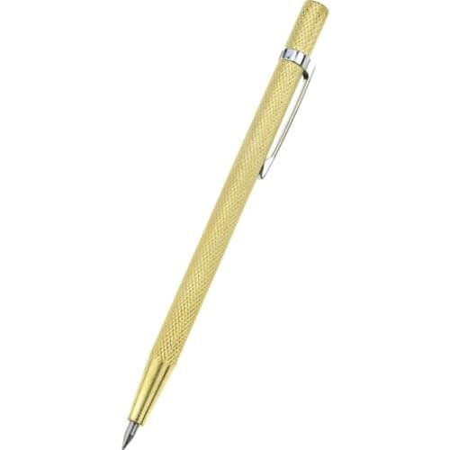 1pc Golden Tungsten Carbide Tip Scriber Etching Pen Silver Pen Carve Jewelry Engraver Metal Tool Abrasive Tool Shell Lettering