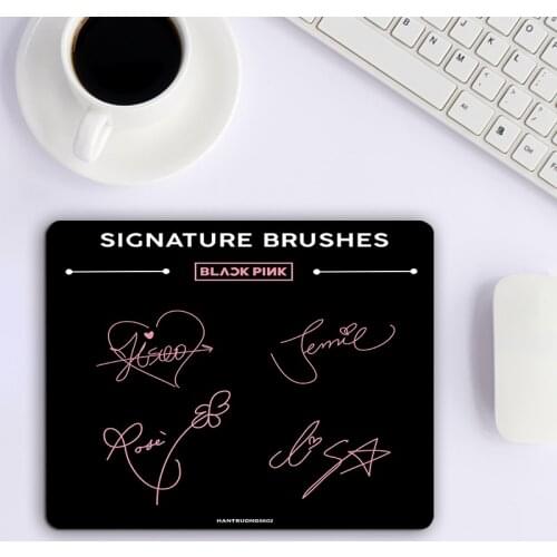 Pc Gaming Room Accessories Mouse Pad Gamer Anime Carpet Varmilo Mouse Mat K-pop Signature Computer t Mousepad Cute Padmouse Diy