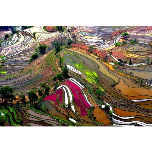 Large Landscape Canvas Oil Painting Hand Painted Wall Art for Home Decor The Mountain Painting Artwork High Quality