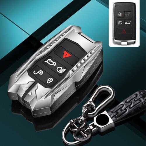 Car Key Case Cover For land rover Range Rover Sport discovery 3 4 elander 2 evoque Accessories Holder Shell Keychain Protect
