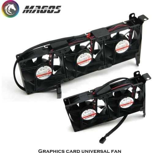 VGA COOLER GPU Cooling Fan 8025 PCI GPU Companion 2 Fans & 3 Fans Optional