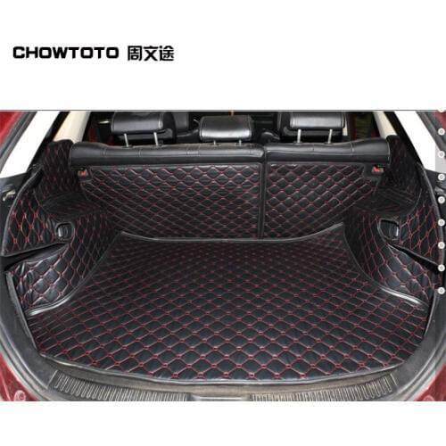CHOWTOTO AA Custom Special Car Trunk Mats For Mazda CX-7 Durable Waterproof Leather Luggage Mats For Mazda CX-7