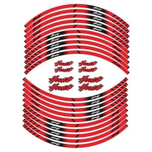 For HONDA HORNET hornet250 600 900 Motorcycle Rim Stickers Covering Wheel Film Border Reflective Waterproof LOGO Decals Sticker