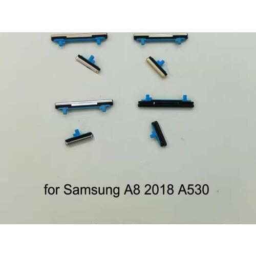 For Samsung Galaxy A8 2018 A530 A530F A530N A530FN A530W Original Phone Housing Frame New Side Key On Off Power Volume Button