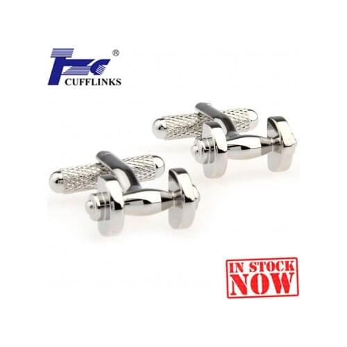 Dumbbell Cufflink Cuff Link 2 Pairs Free Shipping
