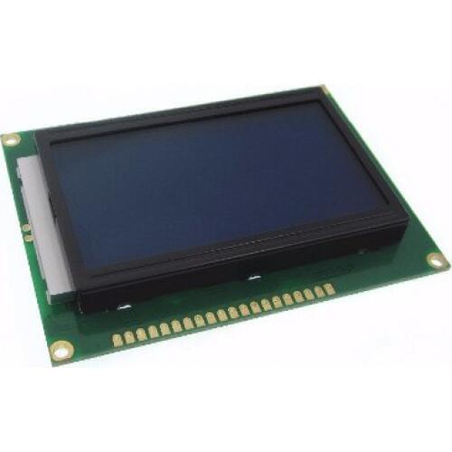HAILANGNIAO 1pcs/lot 128X64 128*64 DOTS LCD module 5V blue screen 12864 LCD with backlight ST7920 Parallel port