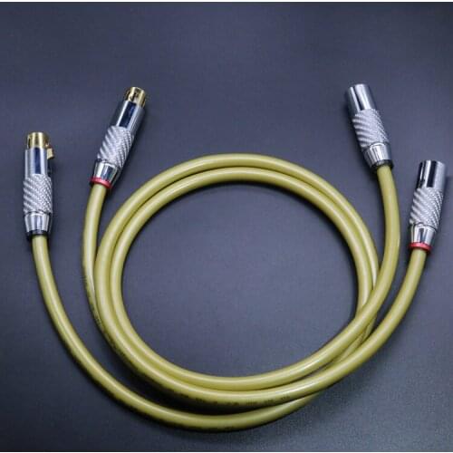 HI-END D102MKIII Silver Plated XLR Balanced Cable HIFI XLR Male to Female Audio Cable