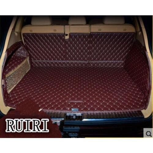 Good quality! Special car trunk mats for Porsche Cayenne 958 2017-2010 waterproof cargo liner mat boot carpets for Cayenne 2015