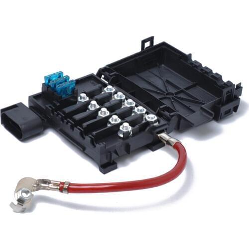 LumiParty Fuse Box Battery Terminal 1J0937550A Five-way car battery fuse box for 1999-2004 Golf Mk4 Beetle 32V r25
