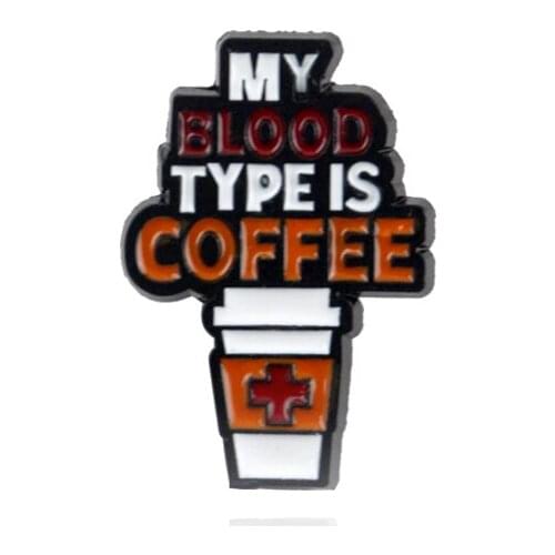 Creativity Coffee Anime Hard Enamel Pins Funny Movies Metal Cartoon Brooch Backpack Collar Lapel Badges Fashion Jewelry Gifts