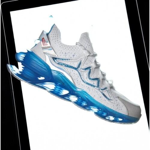 Sneakers Men Fashion Running Shoes Autumn Winter Luminous Blade Sport Shoes Cool Hollow Soles Casual Big Size Outdoor Streetwear