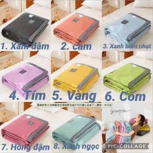 4Size Summer Quilt Washable Cotton Pure Color Thin Cool Quilt Summer Air Conditioner Quilt Washable Thin Bedding Blanket