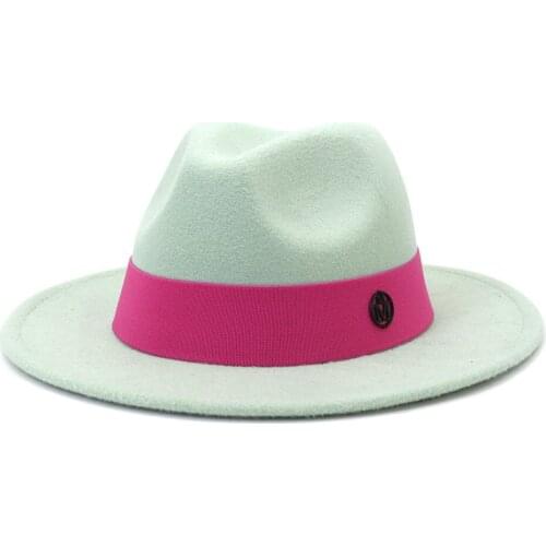 2021 New Arrivel Men Women European American Big-brimmed Fashion Autumn Winter British Classic Woolen Fedora Hat