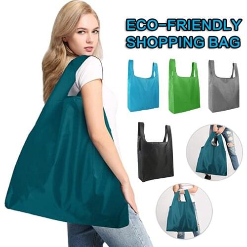 New Arrival Fashion Shoppping Bag Recycle Handbag Travel Tote Foldable Storage Bags 2020 Home Organizer Shoppping Bags Z45